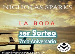 Sorteo 3 por el 7° Aniversario del blog Nyra Escribiendo.