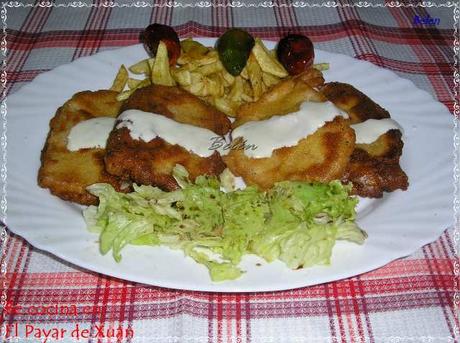 Lomo con besamel empanado Lomo con besamel empanado