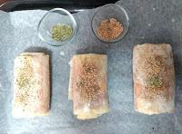 Rollitos de jamón y queso Rollitos de jamón y queso