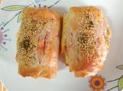 Rollitos jamón queso
