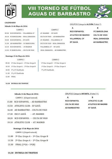 Torneo Aguas de Barbastro 2016 con un gran cartel, este fin de semana (Horarios)