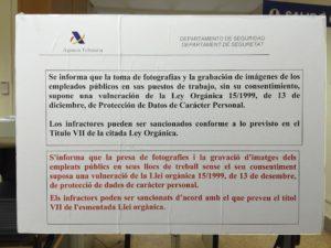 #Prohibido fotografiar a los empleados públicos