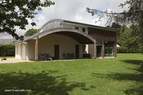 Casa de diseño bioclimático en Brittani, Francia