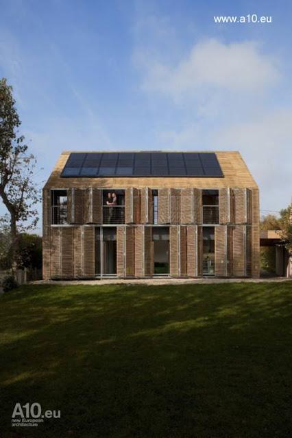 Casa de diseño bioclimático en Francia