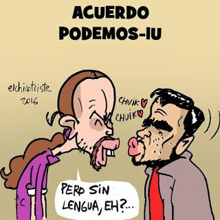 Podemos e IU se coaligan: “Unidos Podemos”.