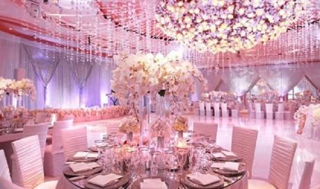 decoración de salón para boda