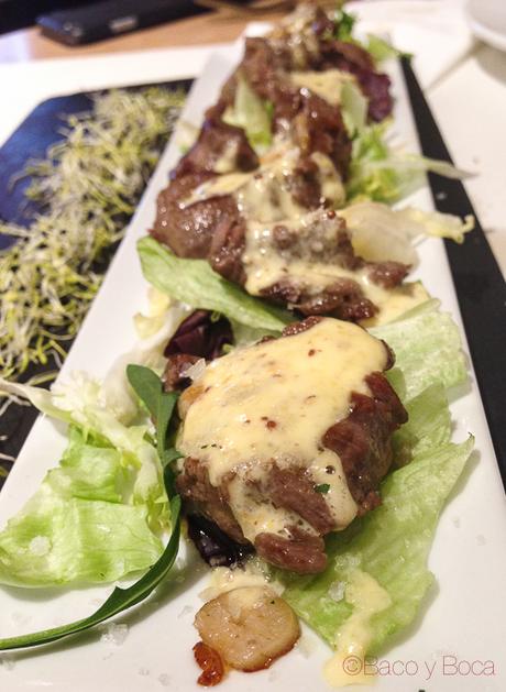 salteado de lomo a la mostaza Bilbao Berria Illa baco y boca