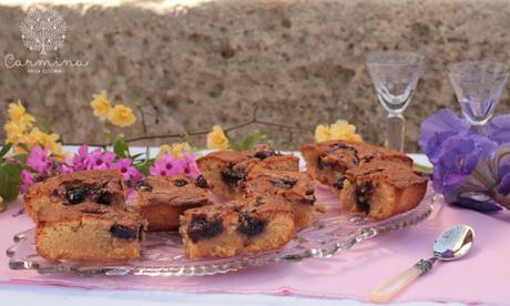 BLONDIES CON FRUTOS ROJOS