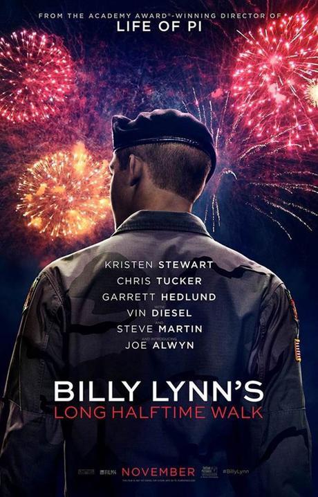 BILLY LYNN'S LONG HALFTIME WALK de Ang Lee con Vin Diesel, Kristen Stewart, Steve Martin y Chris Tucker