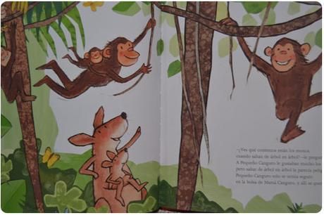 Foto-reseña Pequeño canguro ya es mayor / Libro infantil