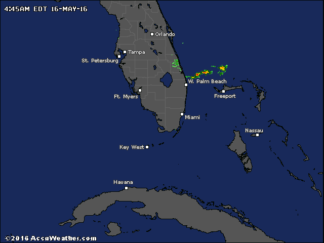 Radar Meteorológico en vivo de Florida(EE.UU), Bahamas y Cuba