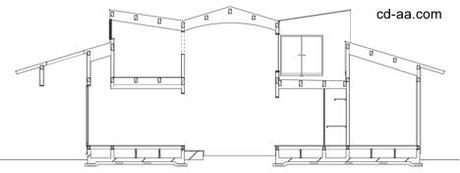 Casa minimalista de dos pisos en Japón.