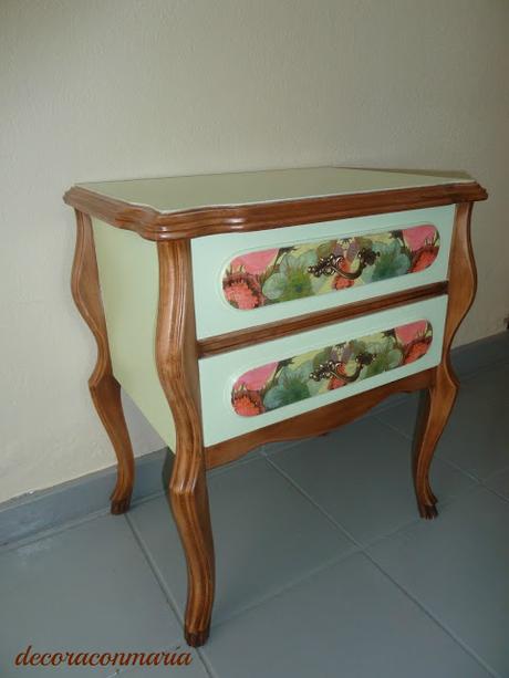 ♥ ♥ ♥ MESITA NOCHE TUNEADA ESTILO VINTAGE