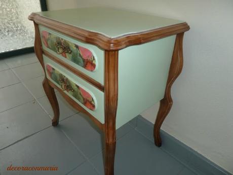 ♥ ♥ ♥ MESITA NOCHE TUNEADA ESTILO VINTAGE