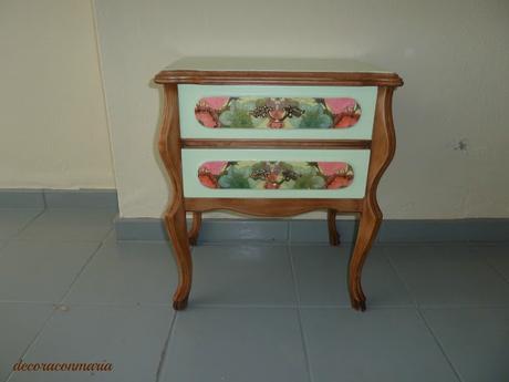 ♥ ♥ ♥ MESITA NOCHE TUNEADA ESTILO VINTAGE