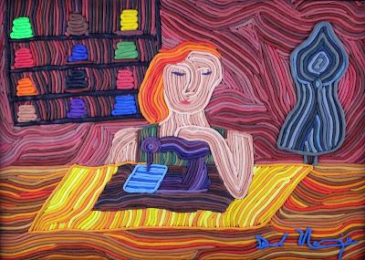 Mujeres y oficios (la costurera)