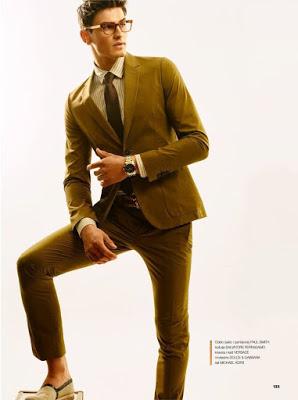 Esquire, Sacha Legrand, supermodel, Adele Obice, Alberto Raviglione, menswear, photoshoot, Magazine, spring 2016, style, Suits and Shirts, 