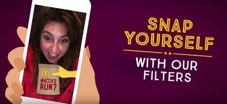 McDonald’s lanza una serie de filtros personalizados en Snapchat McDonald’s lanza una serie de filtros personalizados en Snapchat
