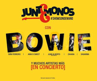 Tributo a Bowie en vivo con Amaral, Iván Ferreiro, Xoel López, Zahara, Anni B Sweet, Shuarma...