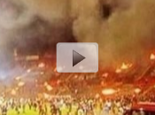 Incendian propio estadio tras caer descenso