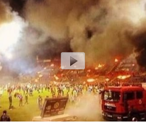 Incendian su propio estadio tras caer al descenso