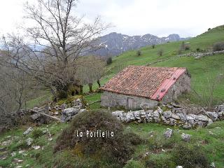 Molinos y praos de Xomezana en torno a La Portiel.la