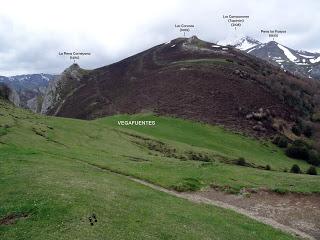 Molinos y praos de Xomezana en torno a La Portiel.la