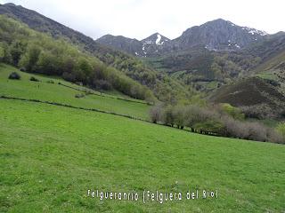 Molinos y praos de Xomezana en torno a La Portiel.la