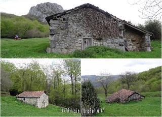 Molinos y praos de Xomezana en torno a La Portiel.la