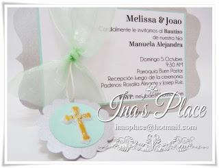 Invitación Bautizo - Mint & Silver - Plata & Menta - Sutil Combinación. Invitación Bautizo - Mint & Silver - Plata & Menta - Sutil Combinación.