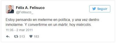 ¡QUÉ FELISUCO SE SAQUE LA CHORRA!