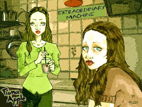 Fiona Apple vista por el ilustrador español Roi Pardo