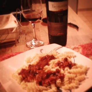 Hace unas noches y después de tiempo de no beber cabernet...