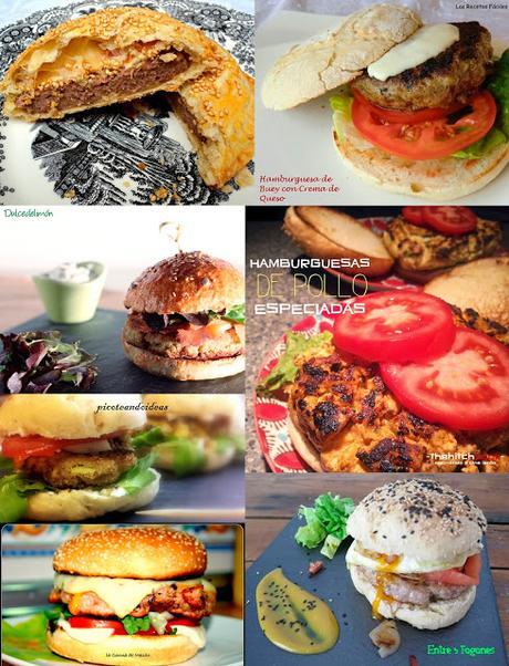 UNIVERSO BURGUER: Recetas de hamburguesas variadas