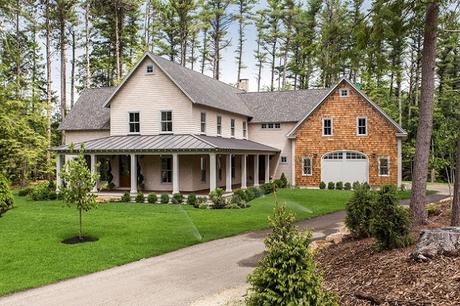 Granja Estilo Rustico en Nueva Inglaterra