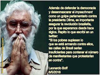 La dramática alerta de Leonardo Boff