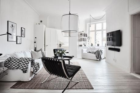 Lámpara de plumas en la cocina Eos Lampshade VITA diseño interiores decoración interiores decoración cocinas cocinas nórdicas cocinas modernas cocinas grandes blancas blog decoración nórdica 