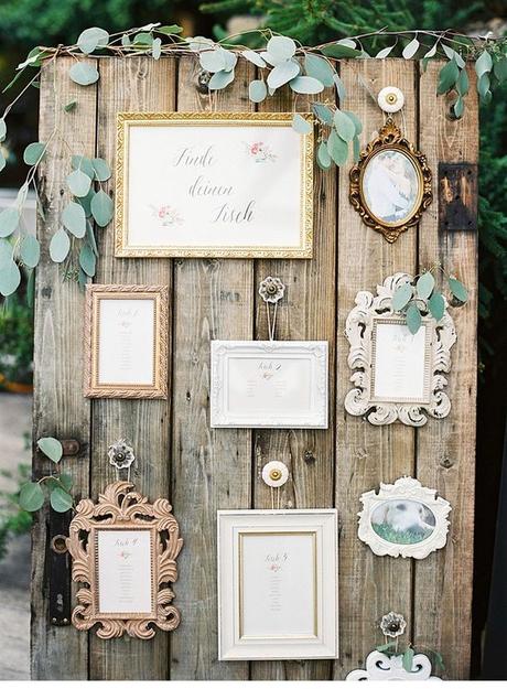Un seating plan original para tu boda: 
