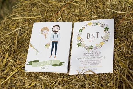 Invitaciones de boda originales ilustradas