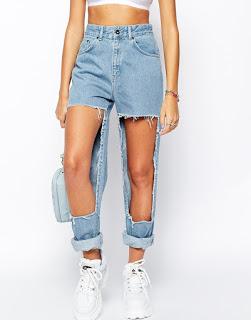 Asos destroyed jeans