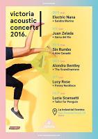 Victoria Acoustic Concerts 2016, cartel completo