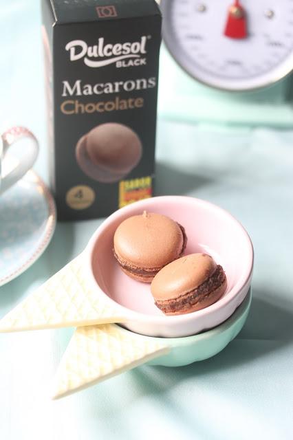 Macarons Dulcesol Black la versión low cost del pastelito french