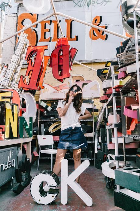 Calvin_Klein-Denim_Skirt-CK_Collection-Los_Angeles-Nick_Metropolis-Saint_Laurent_Sneakers-Pink_Bag-Outfit-Collage_Vintage--38