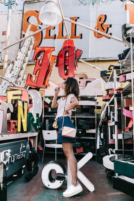 Calvin_Klein-Denim_Skirt-CK_Collection-Los_Angeles-Nick_Metropolis-Saint_Laurent_Sneakers-Pink_Bag-Outfit-Collage_Vintage--39