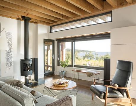 Residencia Moderna de Madera en Maine