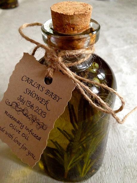 Frasco con aceite de oliva - Foto: www.weddingchicks.com