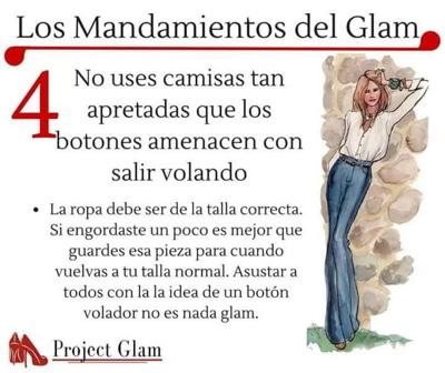Los Mandamientos del Glam