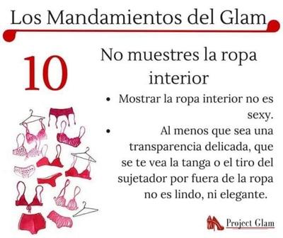 Los Mandamientos del Glam