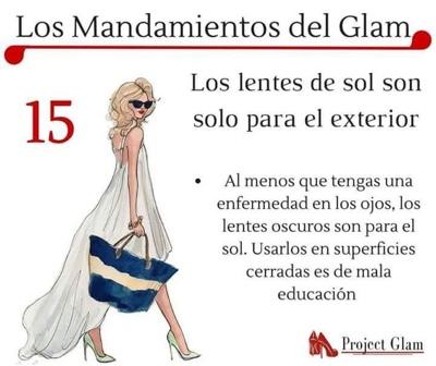 Los Mandamientos del Glam