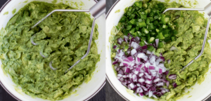 mezclar guacamole
